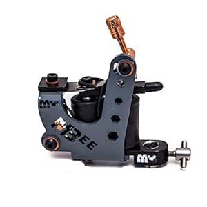 Amazon Com Micky Bee Professional Tattoo Machine Coil Gunmetal Sting Liner 10 Wrap Coils Beauty