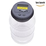 Digital Coin Bank Savings Jar, with Counting Function, for all U.S. Coins, Pack of 1pc, by Delight eShop