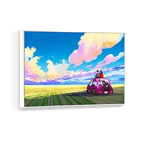 Framed Canvas Wall Art for Living Room, Bedroom Fantasy Idea Paintings Canvas Prints for Home Decoration Ready to Hanging - 16x24 inches