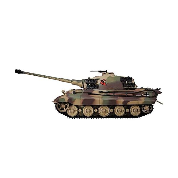 SSBH Deutscher Tiger King Heavy Panzer, Erwachsener RC Professional Spielzeug, 2,4 GHz Fernbedienung Offroad-Fahrzeug…