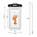 Waterproof Case, 3 Pack iOrange-E Universal Clear Transparent Waterproof Cell Phone Case Cover, Dry Bag for Swimming, Surfing, Fishing, Boating, Rafting, Diving, Skiing, Beach - Black, White, Yellow