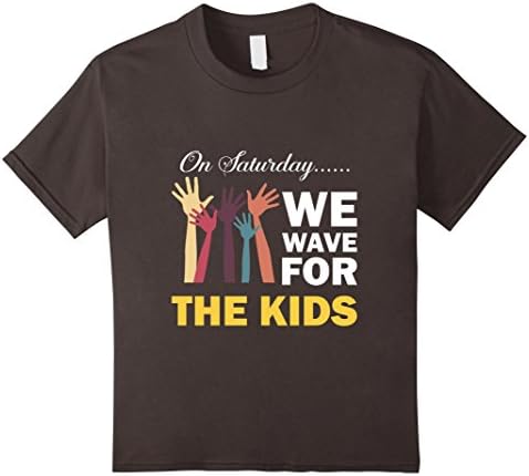 Kids On Saturday - We Wave For The Kids T-shirt 6 Asphalt