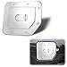 AutoModZone Chrome ABS Fuel Tank Gas Door Cap Cover for 04-15 Nissan Titan