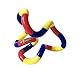 Tangle Jr. Brain Tools Classic Sensory Fidget Toy, 3 Pack, Carnival, Orange Yellow Green, Light Blue Red Yellow