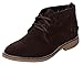 Serene Mens Leather Winter Faux Comfortable Lace-Up Desert Shoe Chukka Boots