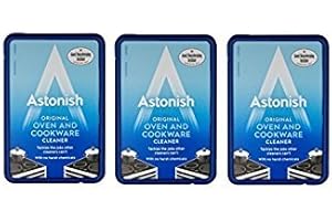 3 x Astonish Oven & Cookware Cleaner Cleaning Paste Enamel Ceramic Upvc Metal 150g