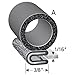 Trim-Lok Trim Seal with Side Bulb – Fits 1/16” Edge, 5/8” Bulb Seal Diameter, 25’ Length – PVC Plastic Trim with EPDM Rubber Seal, Easy to Install for Cars, Boats, RVs, Trucks, and Home Applications