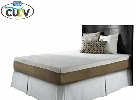 Simmons Curv 10 Inch Gel Memory Foam BRW Mattress, Queen
