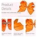CHLONG 30pcs 4 Inches Grosgrain Ribbon Hair Bow Clips Set for Girls Toddlers Kids Teens 15 Color (4inch-30pcs)