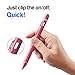 Evach Rose Red Active Stylus Pen for iPad, 1.5mm Ultra Fine Tip, Compatible With Apple and iPhone, Samsung Tablets
