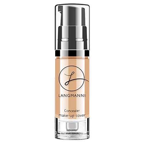 shamrock58 Langmanni Makeup Liquid Concealer Foundation Moisturizing Waterproof Concealer BB Cream (C)