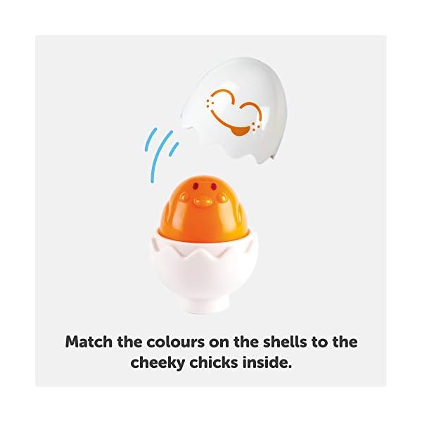 TOMY Toomies Hide and Squeak Eggs, Educational Shape Sorter Baby, Toddler and Kids Toy, Suitable For 6 Months and 1, 2…