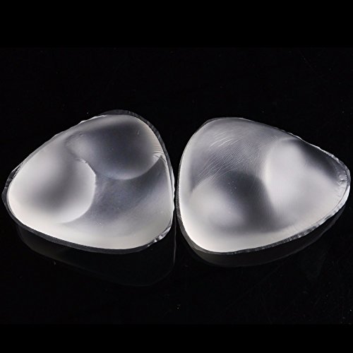 Zcoins 1 Pair of Silicone Bra Inserts Push up Bra Pads Breast Enhancers for AA to C (Transparent) - Thumbnail 6