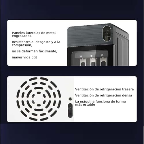 CHAGEE Despachador de Agua Garrafon Oculto 3 Ajustes de Temperatura Dispensador de Agua-Caliente Fría y A gua de la Habitación Dispensador de AG UA de Acero Apto para Botellas de 18.5 L