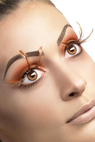 Fever Women's Eyelashes with Long Feathers Contains Glue In Display Box