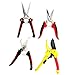Fstop Labs 4 Packs Pruner Shears Garden Cutter Clippers, Stainless Steel Sharp Pruner Secateurs, Professional Bypass Pruning Hand Tools Scissors Kit with Storage Bagthumb 3