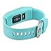 WITHit XO Your Sister Designer Sleeve Compatible with Fitbit Charge/Fitbit Charge HR - Band Cover - Arabesque Teal/White