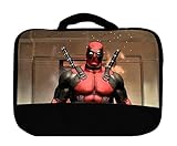 Comic Book Hero Canvas Lunch Bag by Compass Litho