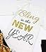 New Year Baby Girl Outfit, 0-3 Months Baby Girl Clothes Long Sleeve Letter Print Romper + Tutu Dress + Leg Warmers + Headband 4Pcs Outfit Set
