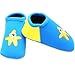 SUIEK Baby Boys Girls Swim Water Shoes Infant Pool Beach Sand Barefoot Aqua Socks (Blue, Small)