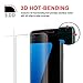 Winage Samsung Galaxy S7 Edge Screen Protector, Premium 3D Tempered Glass Screen Cover with 9H Hardness Full Coverage Ultra HD Clear Anti-Bubble Shatterproof--Transparent