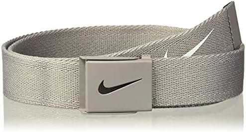 Nike Mens Tech Essential Belt, Light Charcoal, One Size