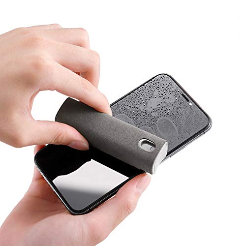 Yolococa Washable And Reusable Screen Cleaning Spray Bottle and Cloth 2 in 1,Can Instantly Clean The Screen Of your Phone, Tablet, TV, Laptop, Just Spray And Wipe