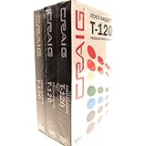 Craig Video Cassette T-120 Premium Blank VHS (3-Pack)