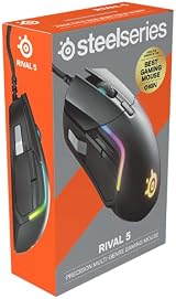 SteelSeries Rival 5 Gaming Mouse 18000 CPI TrueMove Air 9 Programmable Buttons view 17