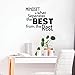 Mindset is What Separates Best from The Rest - Inspirational Quotes Wall Art Vinyl Decal - 23