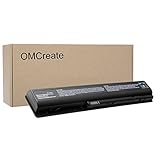 OMCreate Replacement Battery for HP Pavilion DV9000 DV9500 DV9700 Series, fits P/N 448007-001 432974-001 434674-001 EX942AA - 12 Months Warranty [Li-ion 8-Cell]