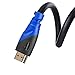 20 FT (6 M) High Speed HDMI Cable Male to Male with Ethernet Black (20 Feet/6 Meters) Supports 4K 30Hz, 3D, 1080p and Audio Return ED700546