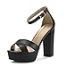 DREAM PAIRS Women's Hi-Go High Heel Platform Pump Sandals
