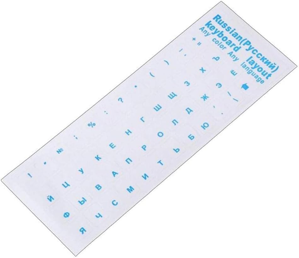 DPWOUM Transparent Russian Keyboard Sticker, Laptop Protector, Dust Accessories, Keyboard and Mice Accessories