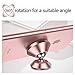 Magnetic Phone Holder for Car, Humixx 360° Adjustable Dashboard Phone Car Mount Compatible with iPhone XS Max iPhone XS X 8 Plus 7 Plus, Samsung S9 S8, Huawei, HTC, LG, ZTE [Easy Series] - Rose Gold