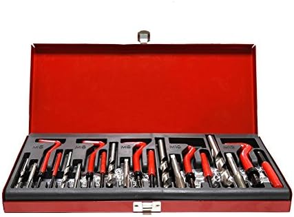 ZEYU HOME 131 pc Stripped Thread Rethread Helicoil Repair Kit Metric M5 M6 M8 M10 M12