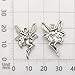 iloveDIYbeads 100g (66pcs) Craft Supplies Antique Silver Wings Angel Fairy Charms Pendants for Crafting, Jewelry Findings Making Accessory for DIY Necklace Bracelet (M151)