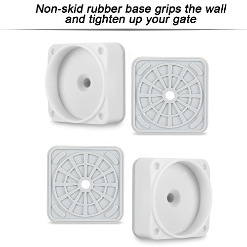 image for Mo-Su Baby Gate Wall Cups,4 Pack Dog Gate Wall Protection Guard Saver 