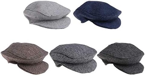 Matissa Newborn Baby Boy Newsboy Cap and Bow tie Set Gatsby Cap Pageboy Golf hat mothers day gift (Grey (3)) - Image 5