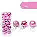Sumen 24-Pack 30mm Christmas Tree Ball Bauble Hanging Home Party Decor (Pink)
