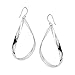 Silpada 'Do the Twist' Open Teardrop Drop Earrings in Sterling Silver