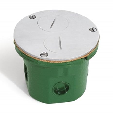 Lew 812 Dfb A Floor Box Assembly Duplex Receptacle 4 Diameter