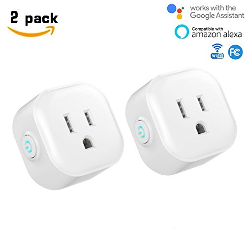 Wifi Smart Plug Mini Smart Outlet Work with Amazon Alexa & Google Home (2 packs) - Thumbnail 6