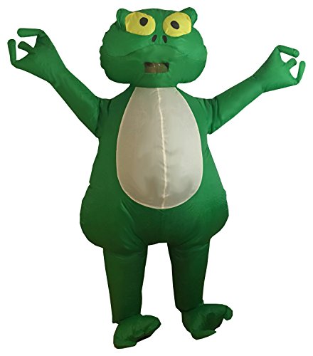 Mr PuffyInflatable Grimace - Breathable and Durable Funny Blow-Up Costume for Adults - One Size Fits All - Fan Powered Halloween Costume for Parties/Festivities