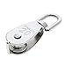 Nxtop Stainless Steel Wire Rope Crane Pulley Block M20 Lifting Crane Swivel Hook Single Pulley Block Hanging Wire Towing Wheel 6Pcs