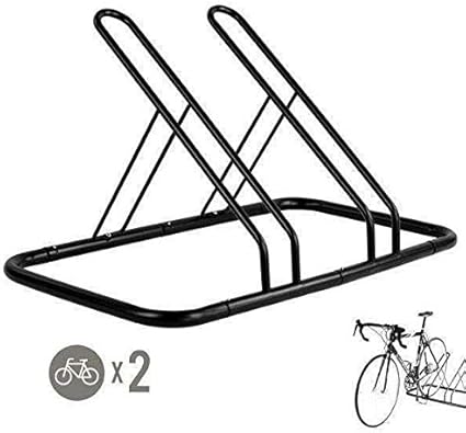 2 bike bicycle floor rack stand