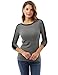 PattyBoutik Women's Trimmed Boat Neck Knit Top
