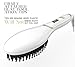 Hair Straightener Brush, Magictec Ceramic Heating Straightening Irons Brush Anti Scald, Static, Detangling and Silky Straight, Second Generation