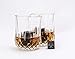 Whiskey Stones Set by Thorsen Tavern - 9 Granite Whiskey Chilling Stones, 1 Tongs set