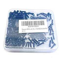 Pzsmocn 300 Pieces/100 Sets M2.5 * 10 mm Plastic